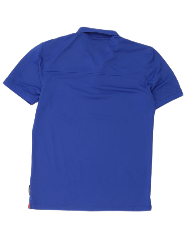 Dkny Herren-Poloshirt, kleine blaue Baumwolle
