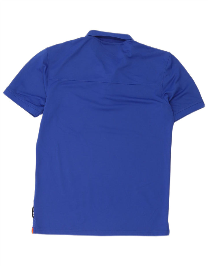 Dkny Herren-Poloshirt, kleine blaue Baumwolle
