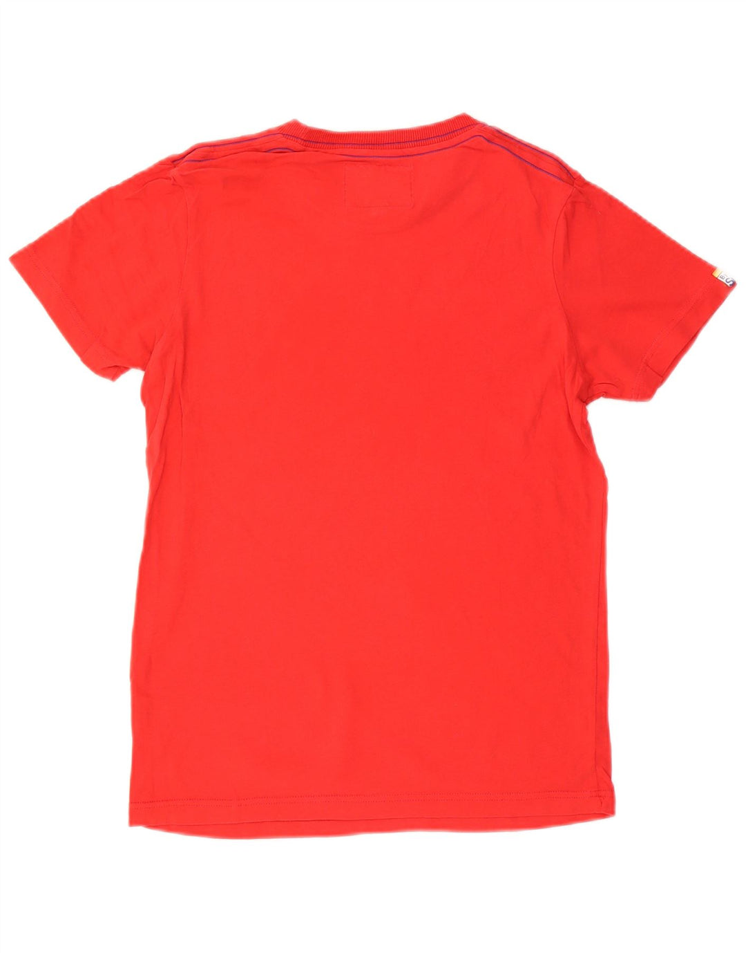 SUPERDRY Mens Graphic T-Shirt Top Medium Red Cotton Vintage Superdry and Second-Hand Superdry from Messina Hembry 