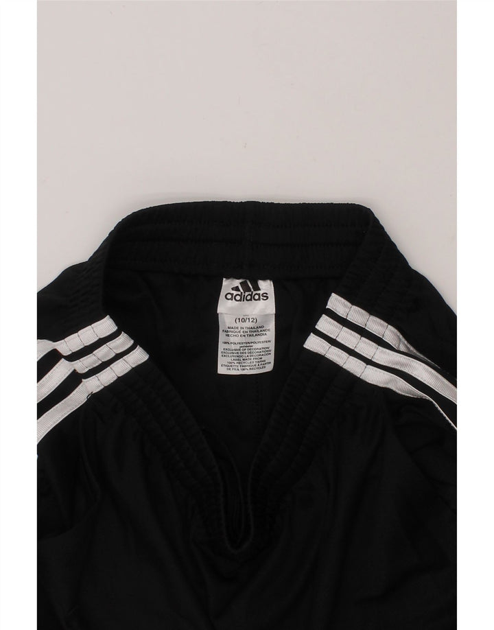 ADIDAS Boys Sport Shorts 10-11 Years Medium  Black Polyester Vintage Adidas and Second-Hand Adidas from Messina Hembry 