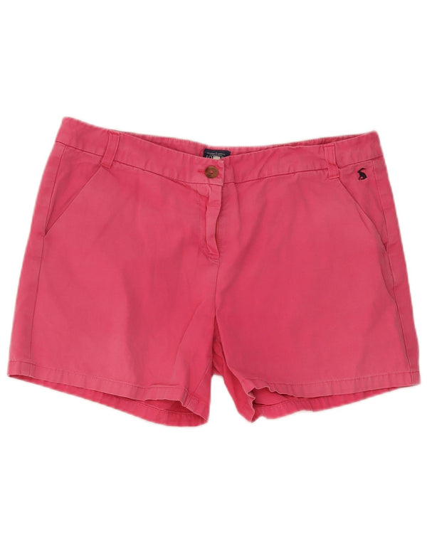 Joules Damen Chinoshorts UK 14 Large W36 Rosa Baumwolle
