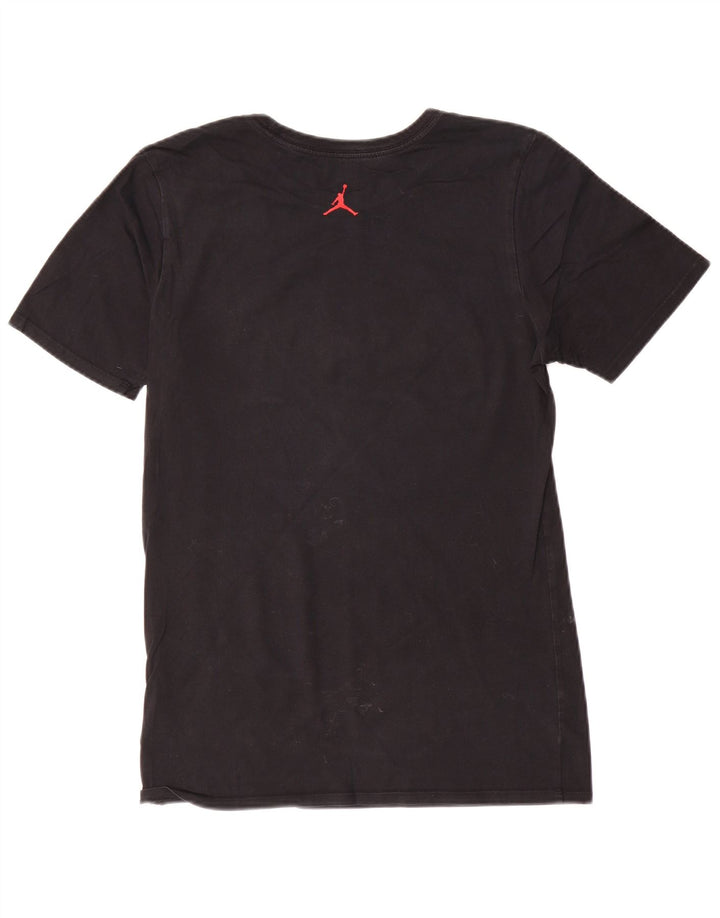 Jordan Herren-T-Shirt mit Grafik, Größe S, schwarze Baumwolle
