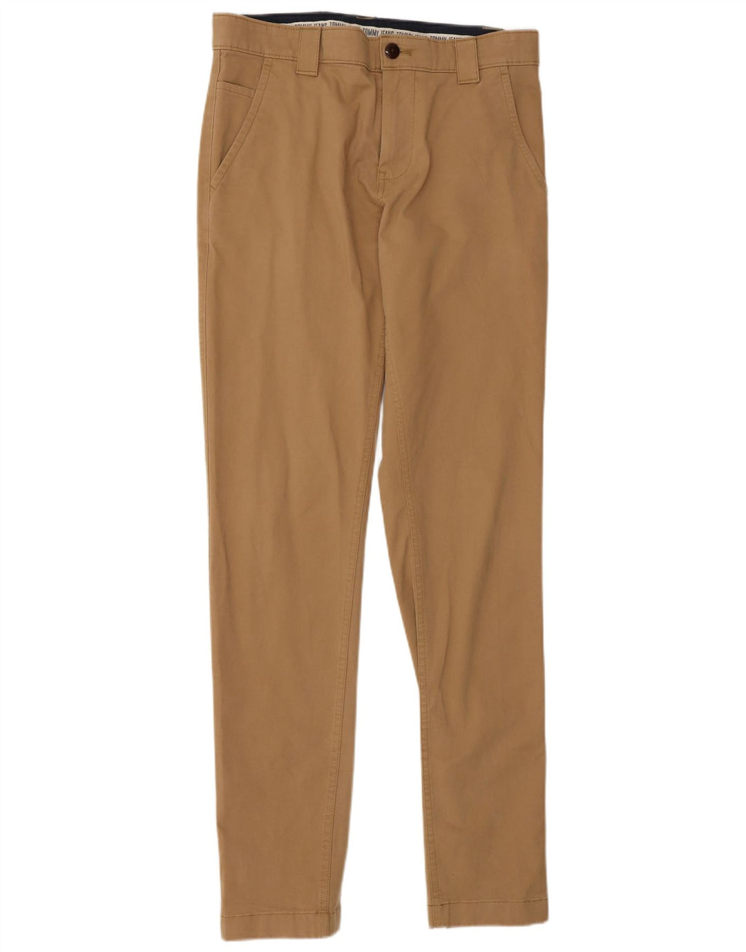 TOMMY HILFIGER Herren Slim Fit Chinohose W30 L34 Beige Baumwolle