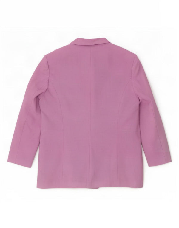 Marks & Spencer Damen Standard 2-Knopf-Blazerjacke UK 20 2XL Flieder