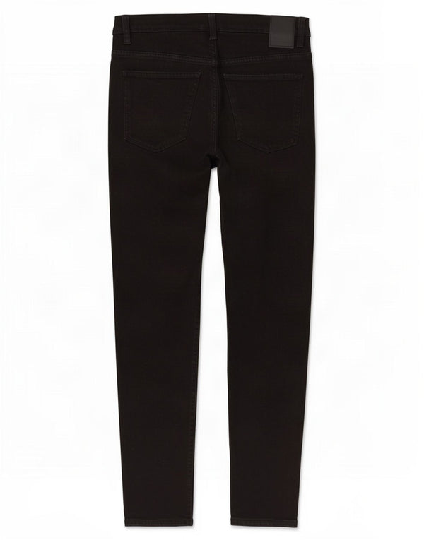 Zara Herren Skinny Jeans EU 42 Large W32 L28 Schwarze Baumwolle