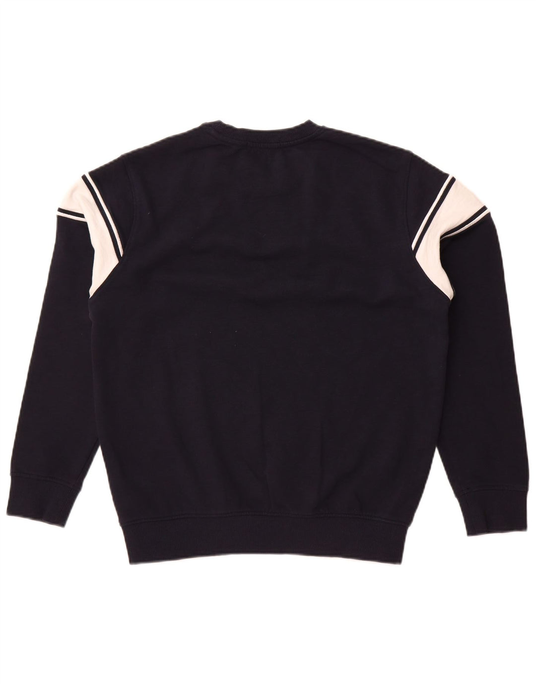 Guess Herren-Sweatshirt mit Grafik, Größe S, marineblau, Colourblock-Baumwolle