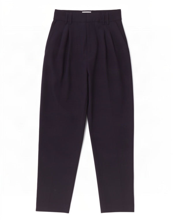 Zara Damen-Anzughose mit hoher Taille, EU 34, 2XS, W24, L27, Marineblau