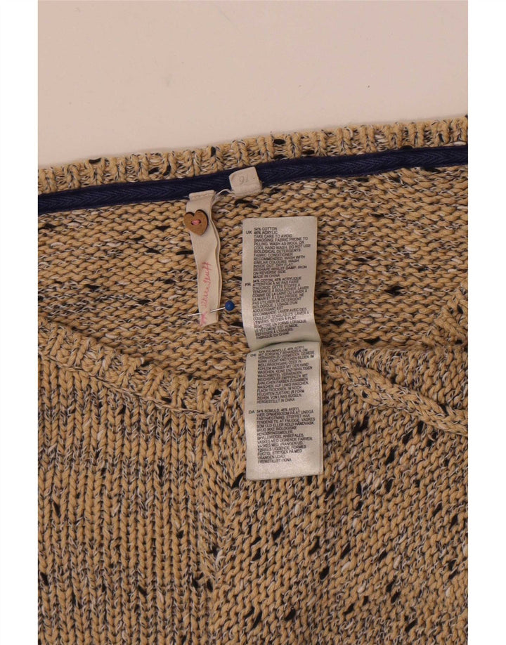 White Stuff Damen-Pullover mit U-Boot-Ausschnitt, UK 16, Größe L, Beige meliert