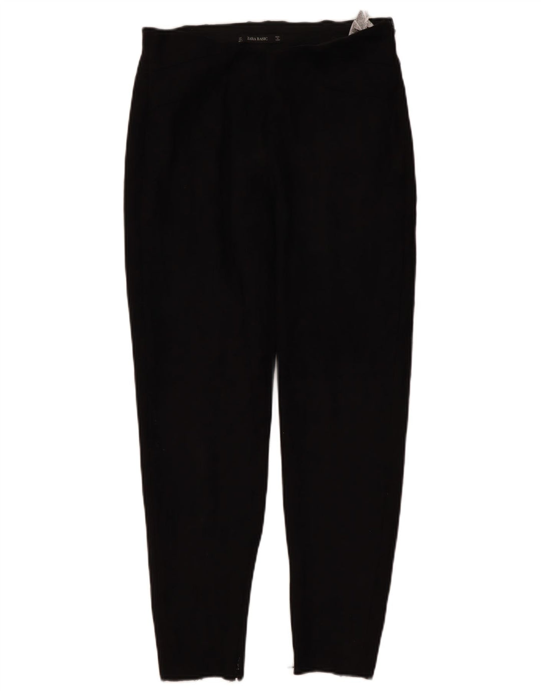 Schmale Freizeithose für Damen von Zara, Größe L, W32, L26, Schwarz, Polyester