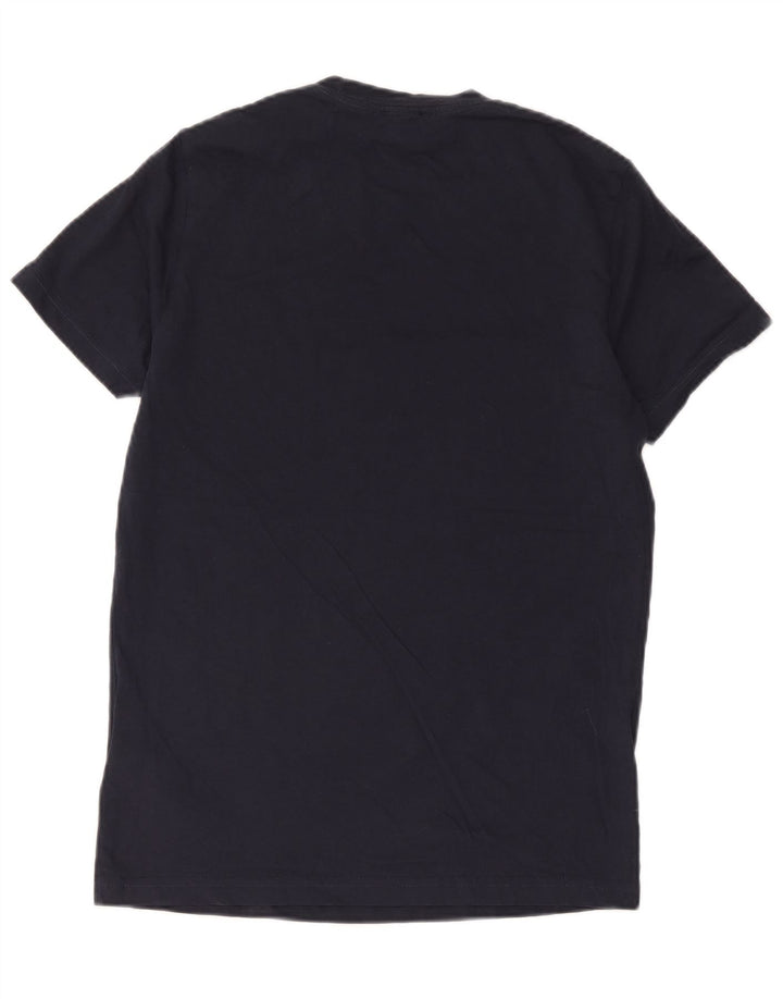 Diesel Herren-T-Shirt mit Grafik, mittlere Marineblau-Baumwolle