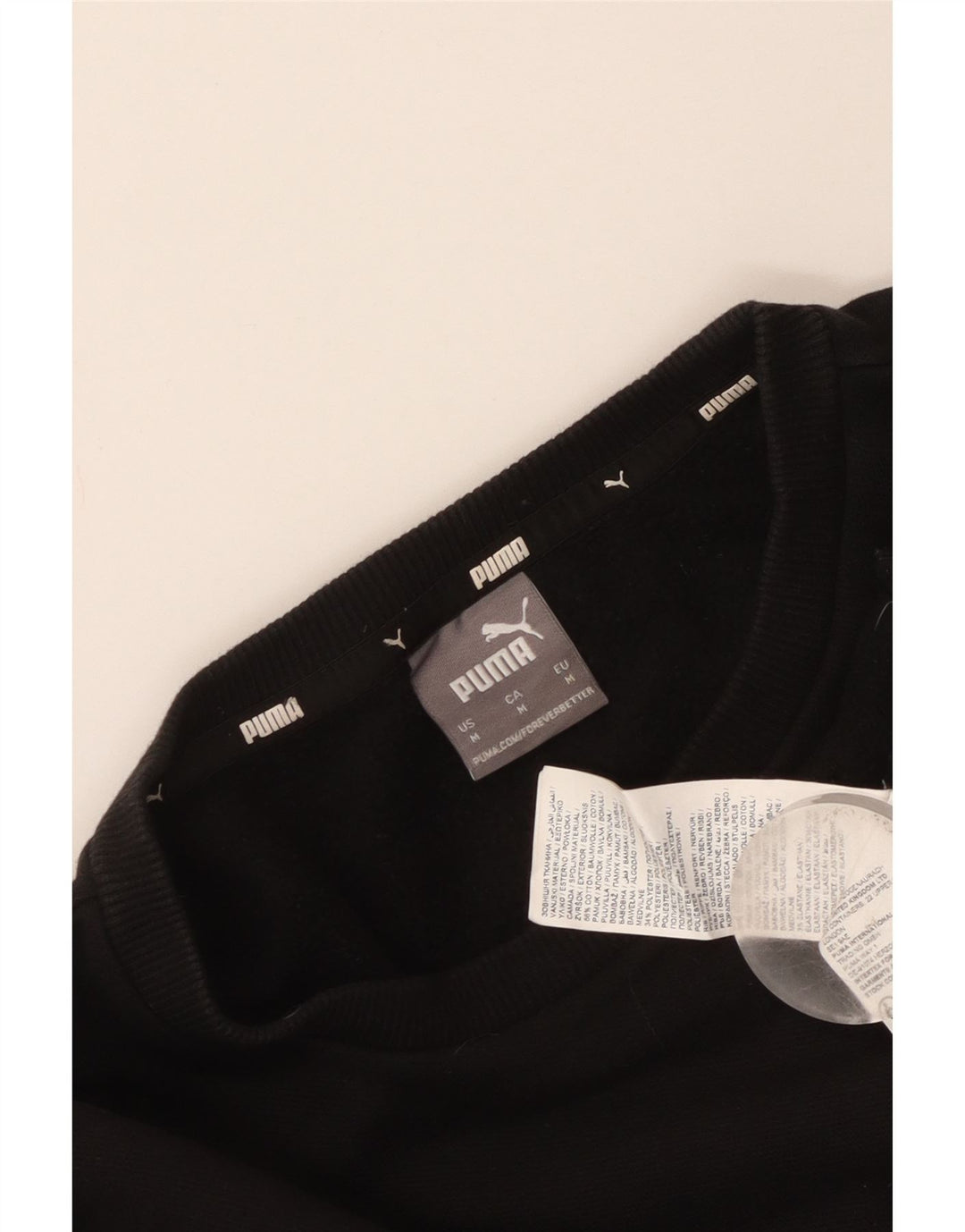 Puma Herren Sweatshirt Pullover Medium Schwarz Baumwolle