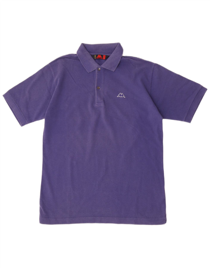 Kappa Herren-Poloshirt aus mittelvioletter Baumwolle