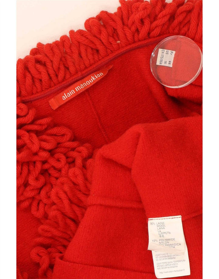 Alain Manoukian Damen Bolerojacke EU 44 XL Rote Wolle