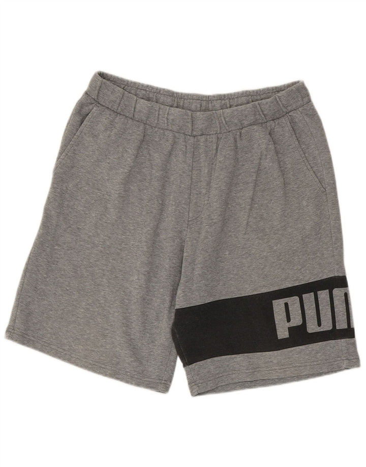 Puma Herren Graphic Sport Shorts XL Grau Farbblock