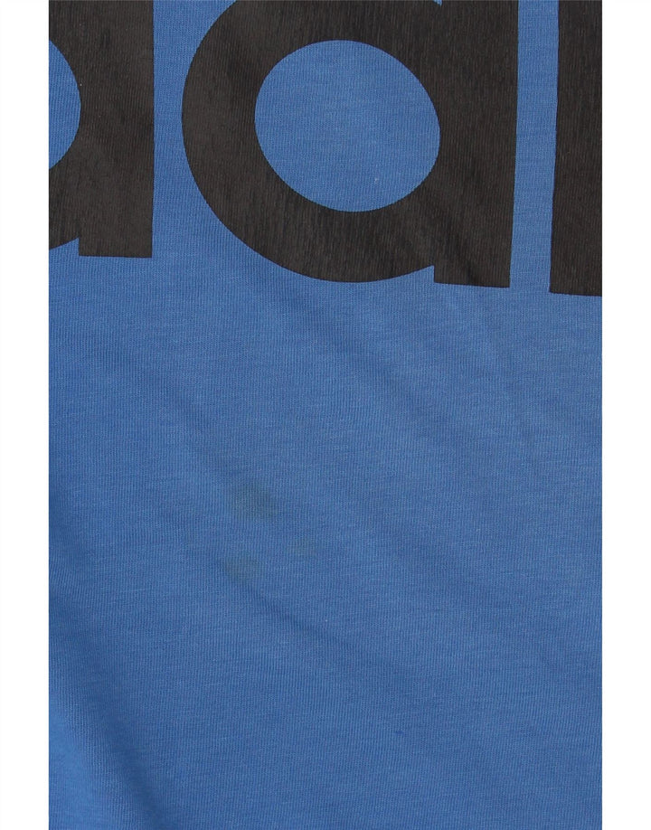 Adidas Herren Climalite Graphic T-Shirt Top XL Blau