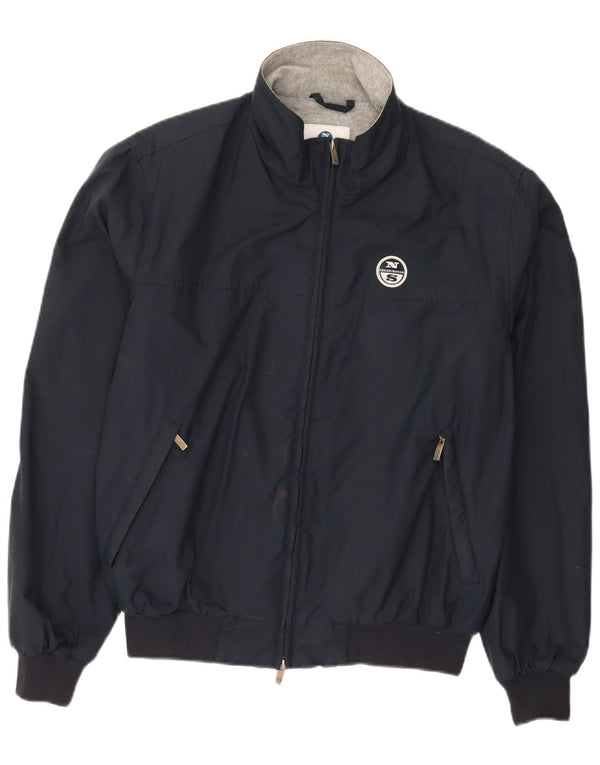 North Sails Herren Bomberjacke UK 40 Large Marineblau Polyamid
