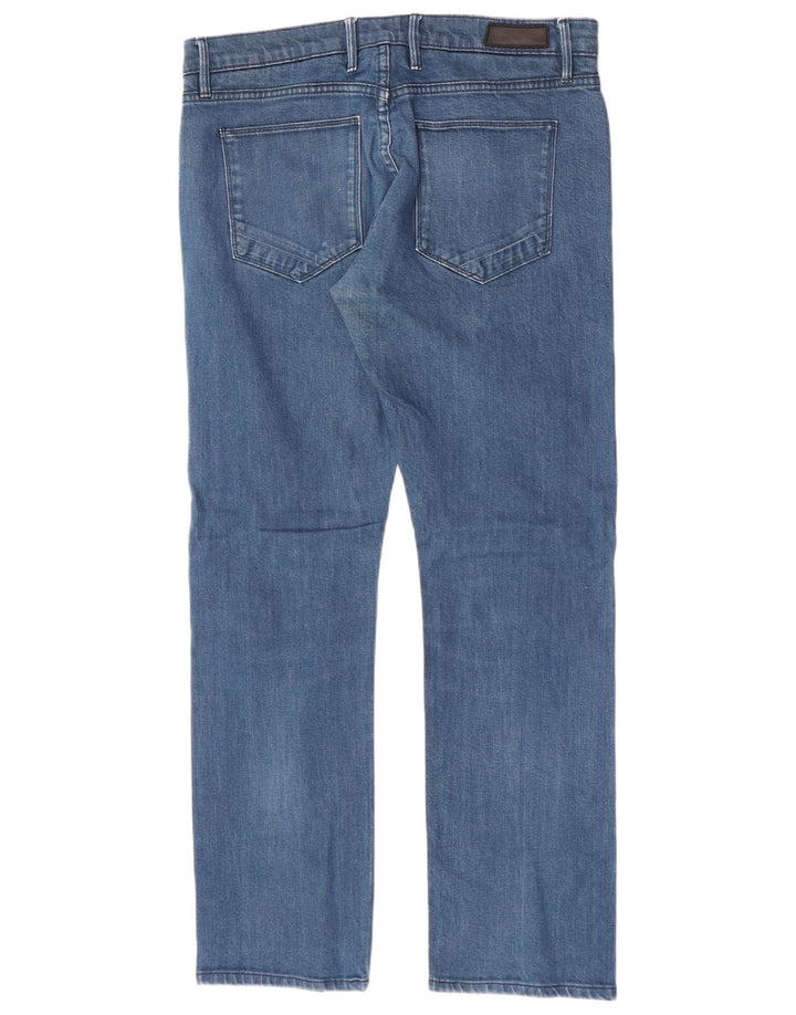 Marks & Spencer Herren Autograph Slim Jeans W36 L30 Blaue Baumwolle