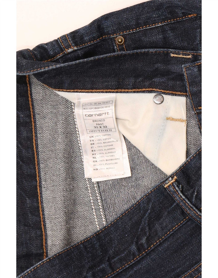 Carhartt Herren Slim Jeans W30 L28 Blaue Baumwolle