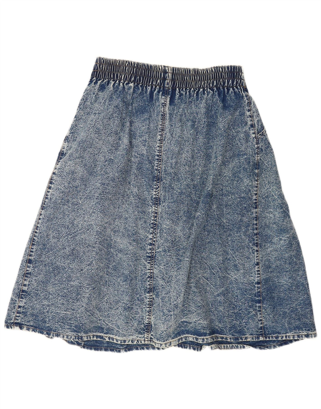 Vintage Damen Jeansrock W32 Groß Blau
