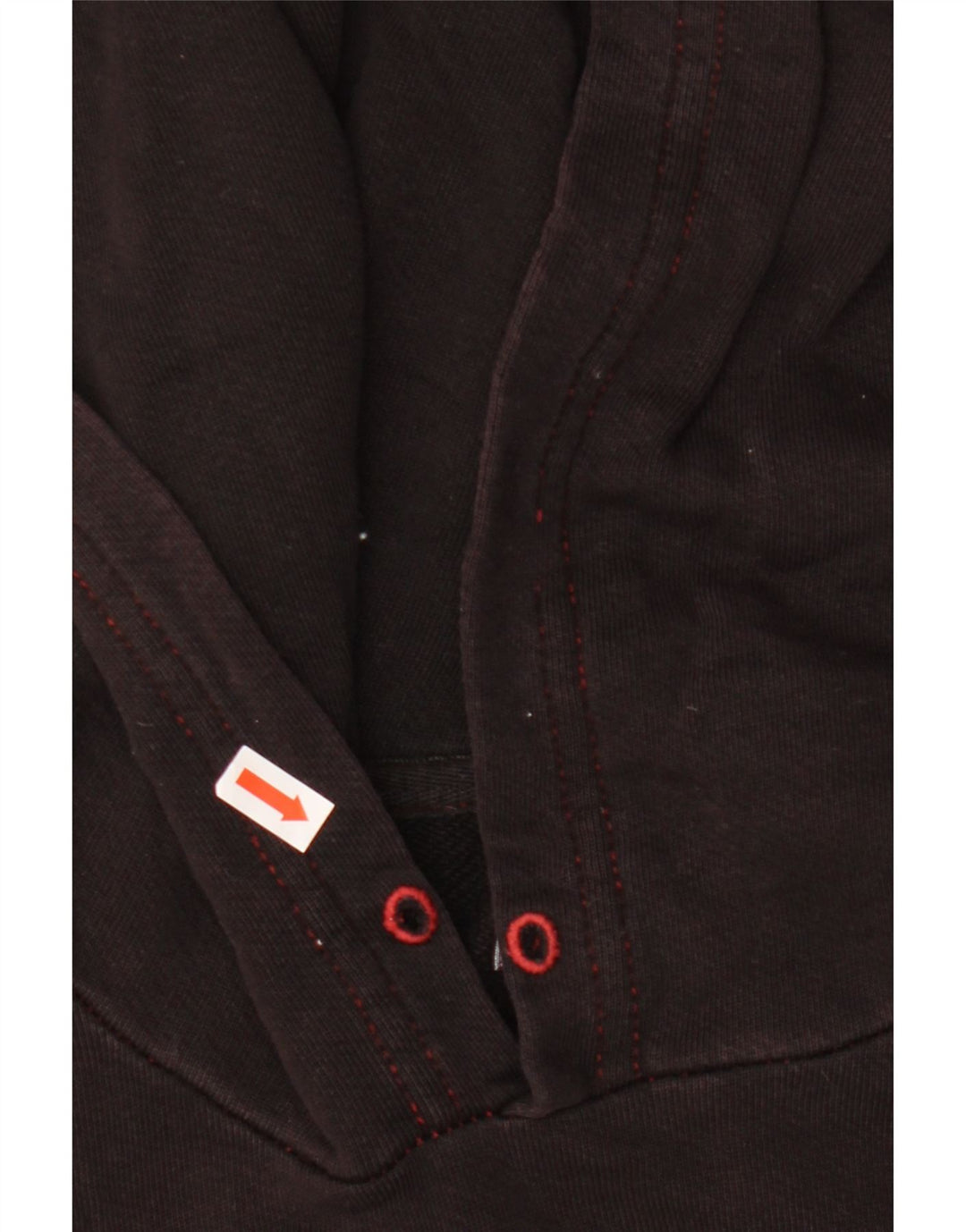 Levi's Herren-Pullover mit grafischem Kapuzenpullover, groß, aus schwarzer Baumwolle