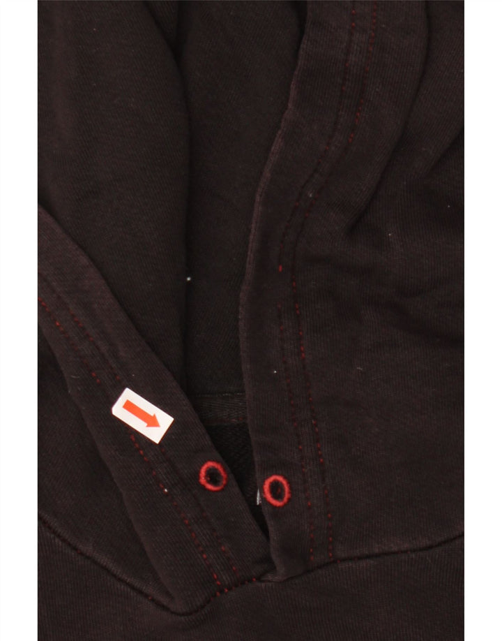 Levi's Herren-Pullover mit grafischem Kapuzenpullover, groß, aus schwarzer Baumwolle