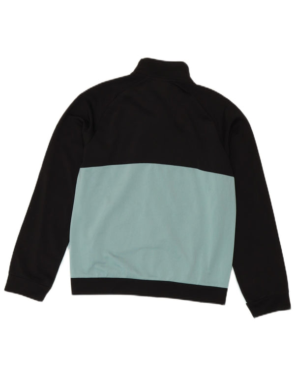 Puma Jungen-Trainingsanzug-Top-Jacke, 11–12 Jahre, Mittelschwarz, Farbblock