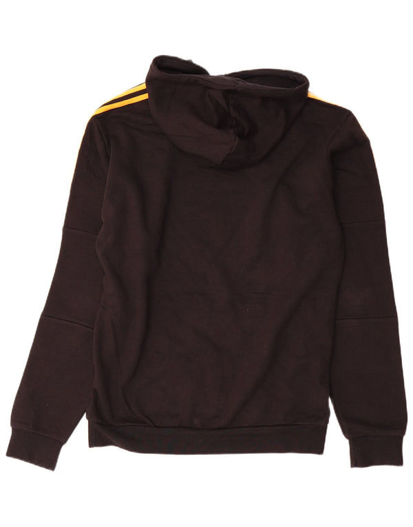 Adidas Herren Graphic Hoodie Pullover Small Schwarz Baumwolle
