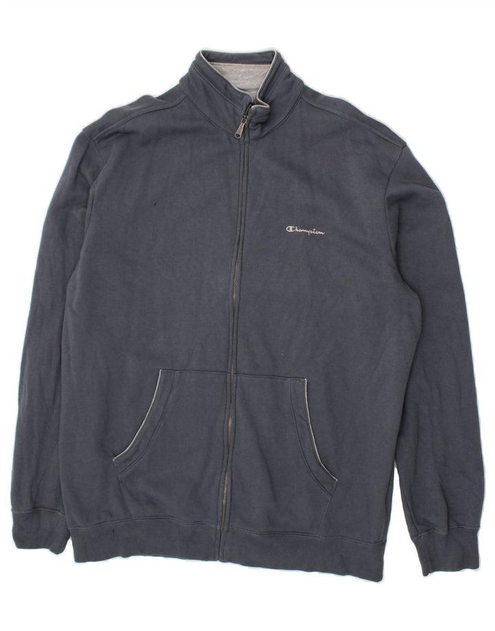 CHAMPION Herren-Trainingsanzug-Oberteil, Jacke, 3XL, Marineblau, Baumwolle