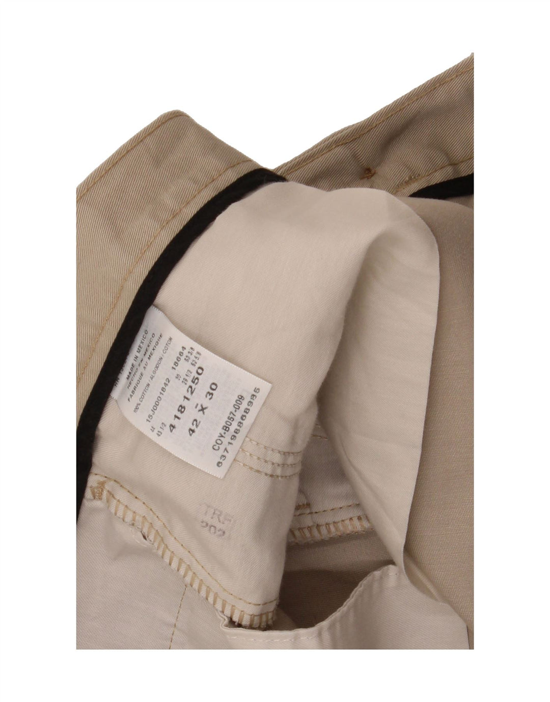 LEE Mens Pegged Chino Trousers W42 L30 Beige Cotton Vintage Lee and Second-Hand Lee from Messina Hembry 