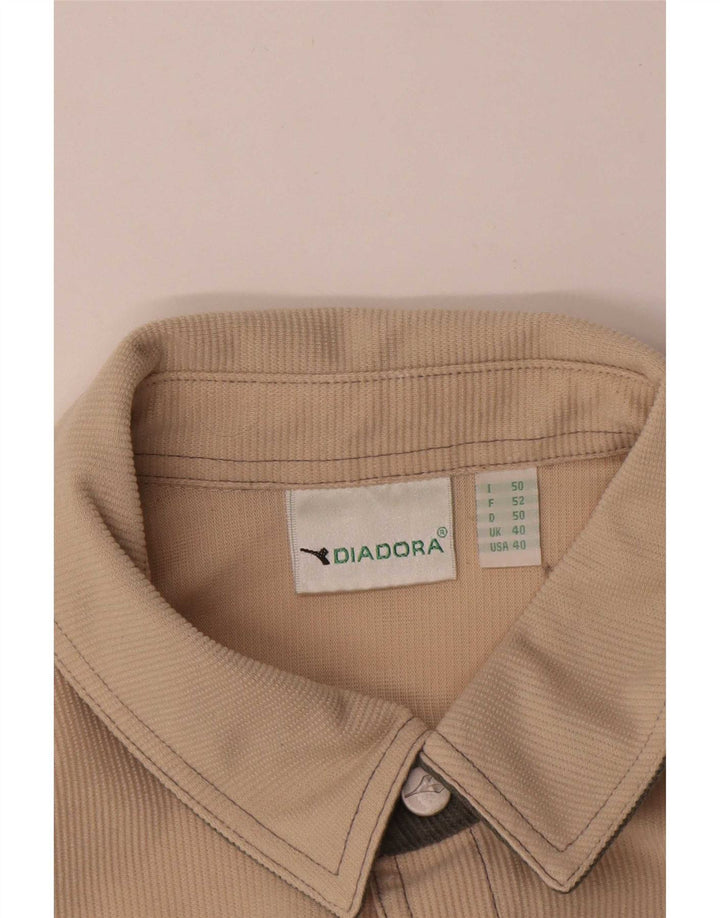 Diadora Herrenhemd UK 40 Medium Beige