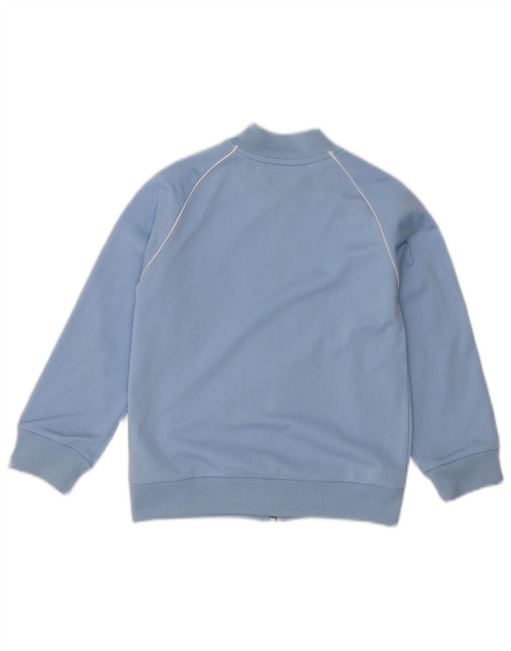 Adidas Jungen-Trainingsanzug-Top-Jacke, 5–6 Jahre, blaues Polyester