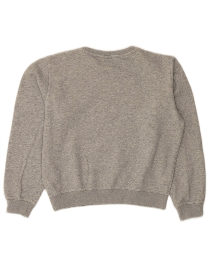 Nike Sweatshirt-Pullover für Jungen, 10–11 Jahre, mittelgrau gefleckte Baumwolle