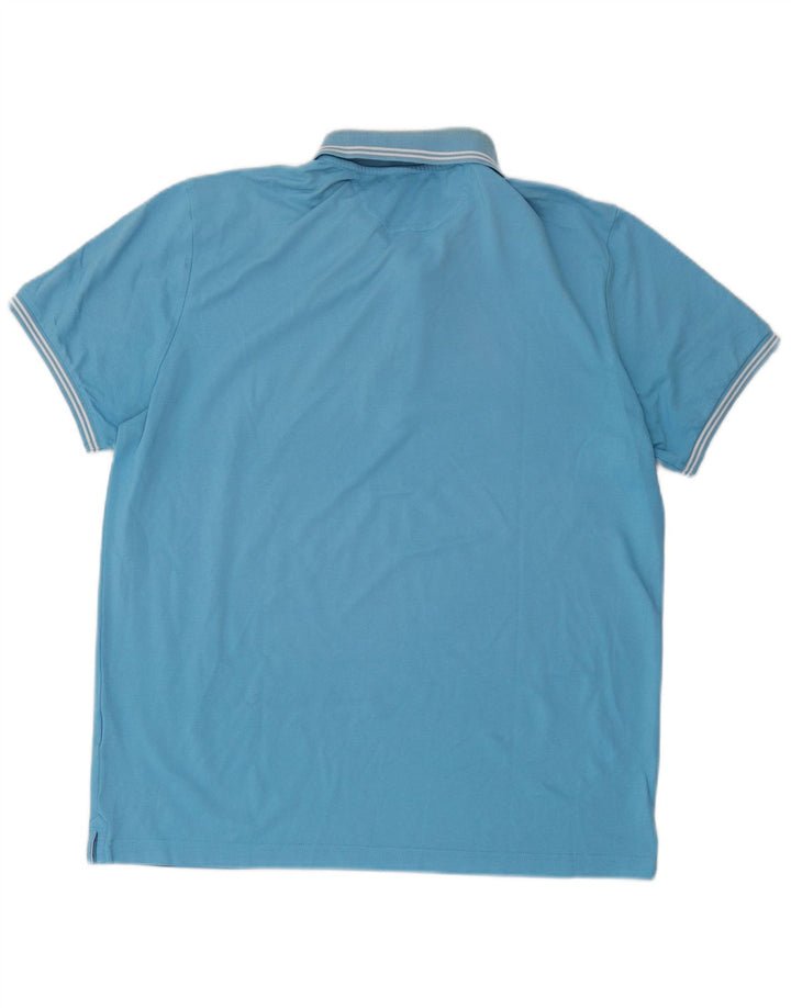 Champion Herren Easy Fit Poloshirt, Größe L, Blau