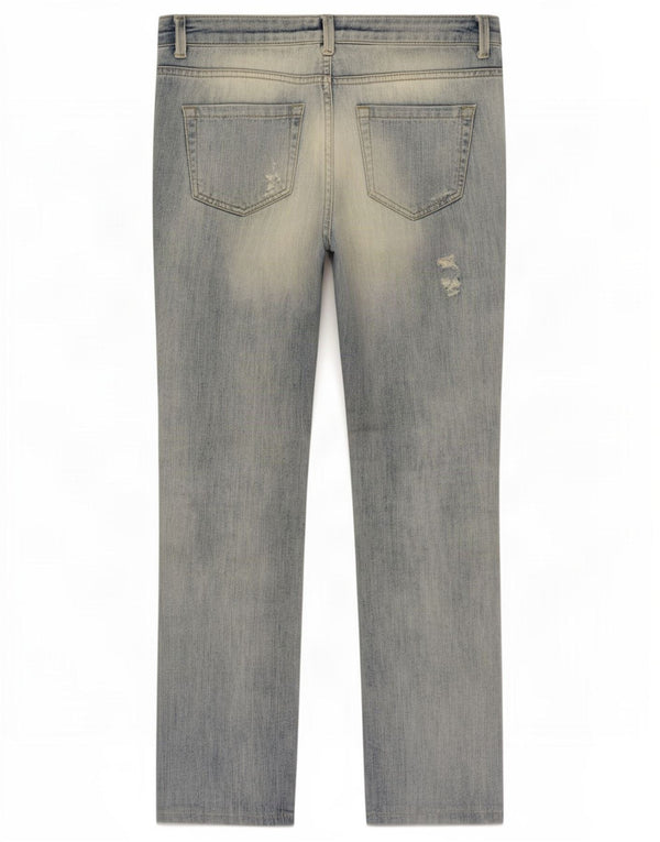 Zara Damen Distressed Slim Jeans EU 38 Small W28 L30 Blaue Baumwolle