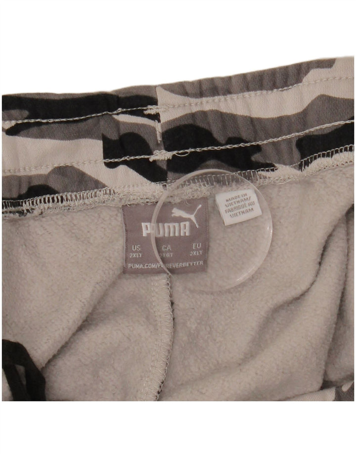 PUMA Herren Graphic Sport Shorts 2XL Grau Camouflage