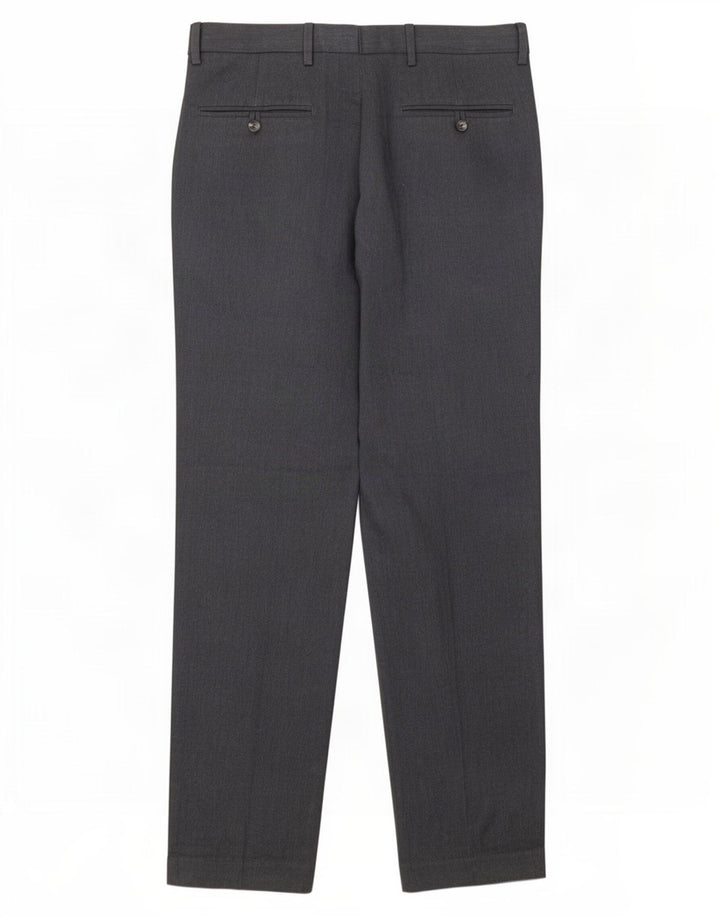 Marks & Spencer Slim Chino-Hose für Herren, W32, L33, grau, Polyester