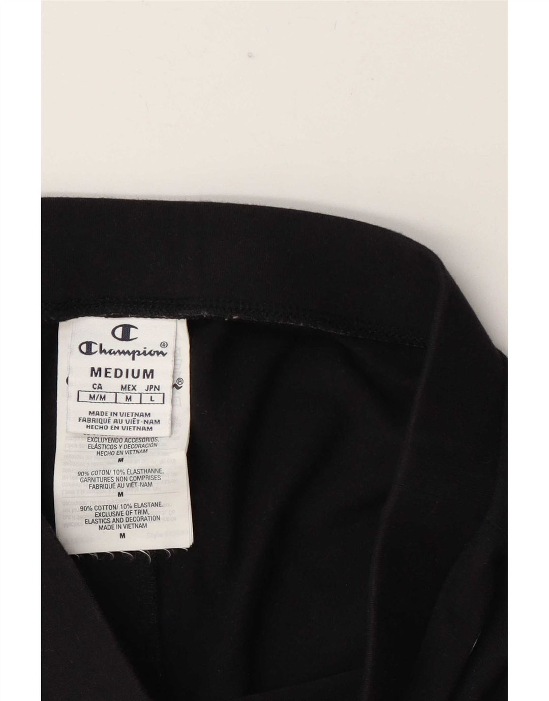 Champion Damen Sportshorts UK 14 Mittelschwarze Baumwolle
