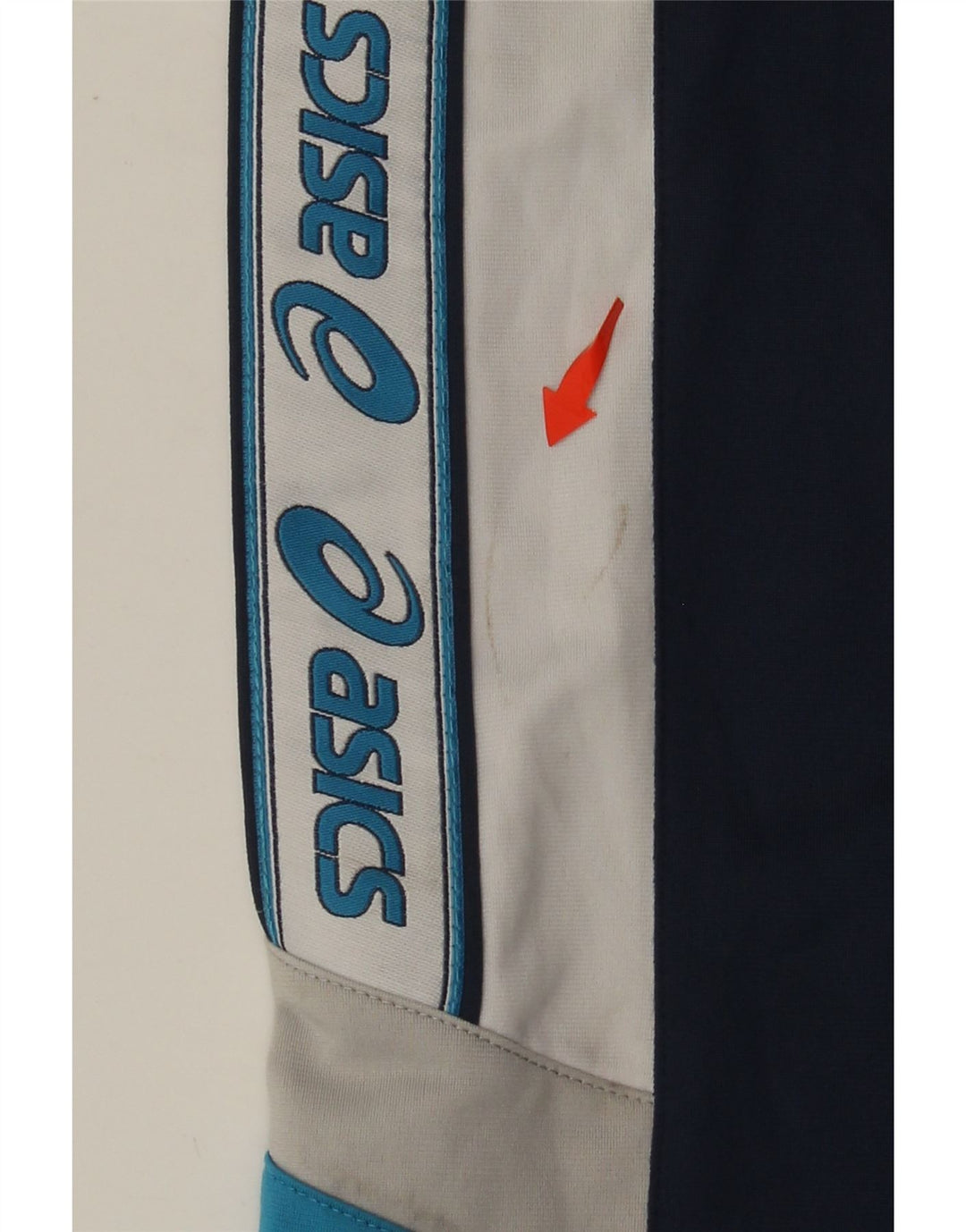 ASICS Herren-Trainingshose mit Grafik, mittelgroß, Marineblau, Farbblock