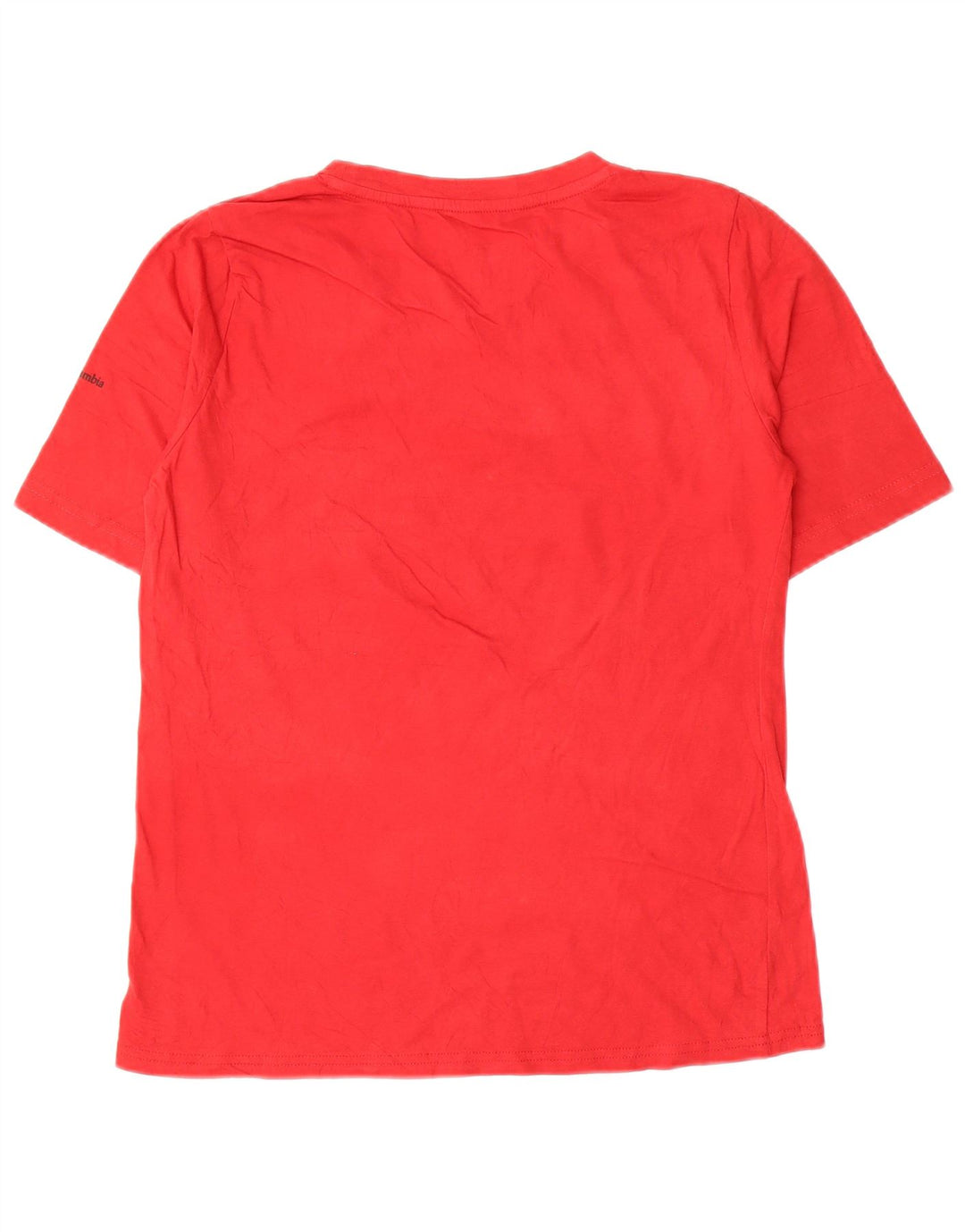 Columbia Herren-T-Shirt mit Grafik, mittelrote Baumwolle