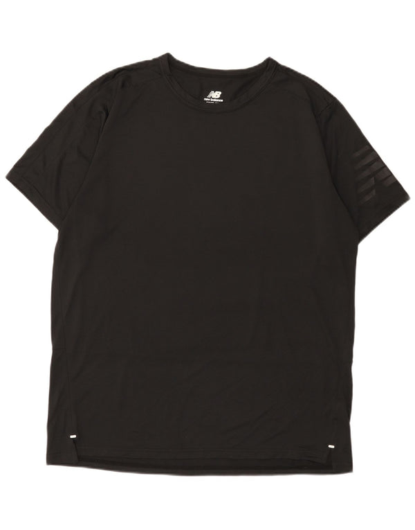 New Balance Herren-T-Shirt mit Grafik, Größe L, Schwarz