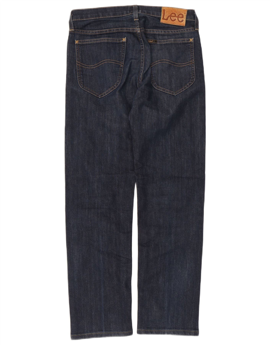 Lee Damen Straight Jeans W30 L28 Marineblau
