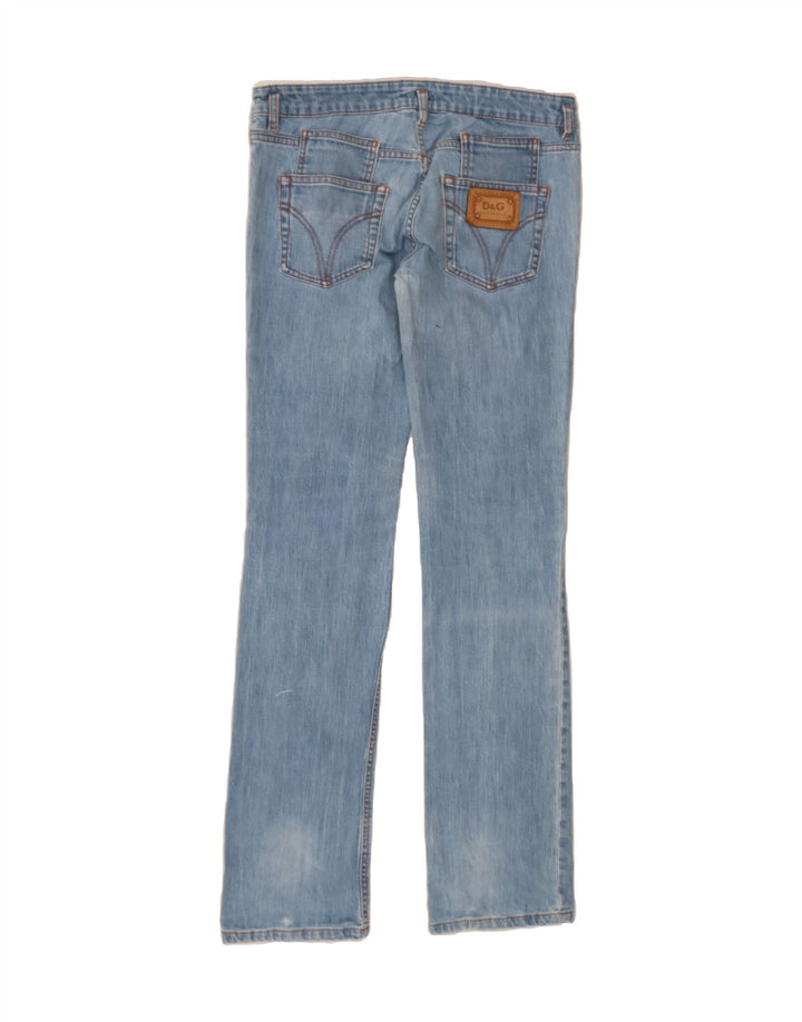 DOLCE & GABBANA Womens Straight Jeans W30 L34 Blue Cotton Vintage Dolce & Gabbana and Second-Hand Dolce & Gabbana from Messina Hembry 