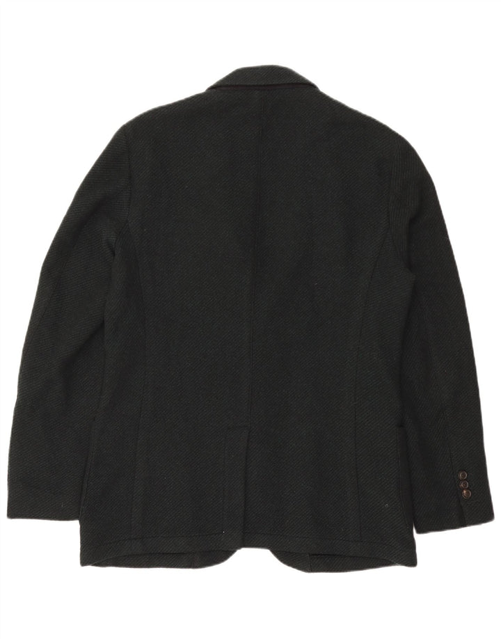 Gant Herren-Blazer mit 2 Knöpfen, IT 50, große grüne Wolle