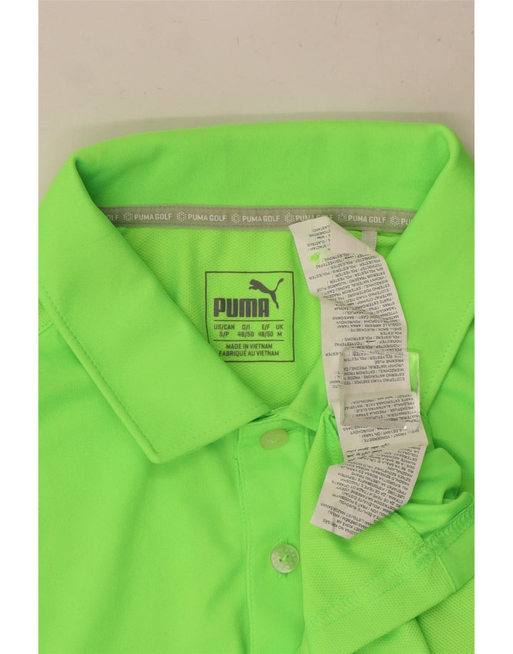 PUMA Herren Poloshirt Mittelgrünes Polyester