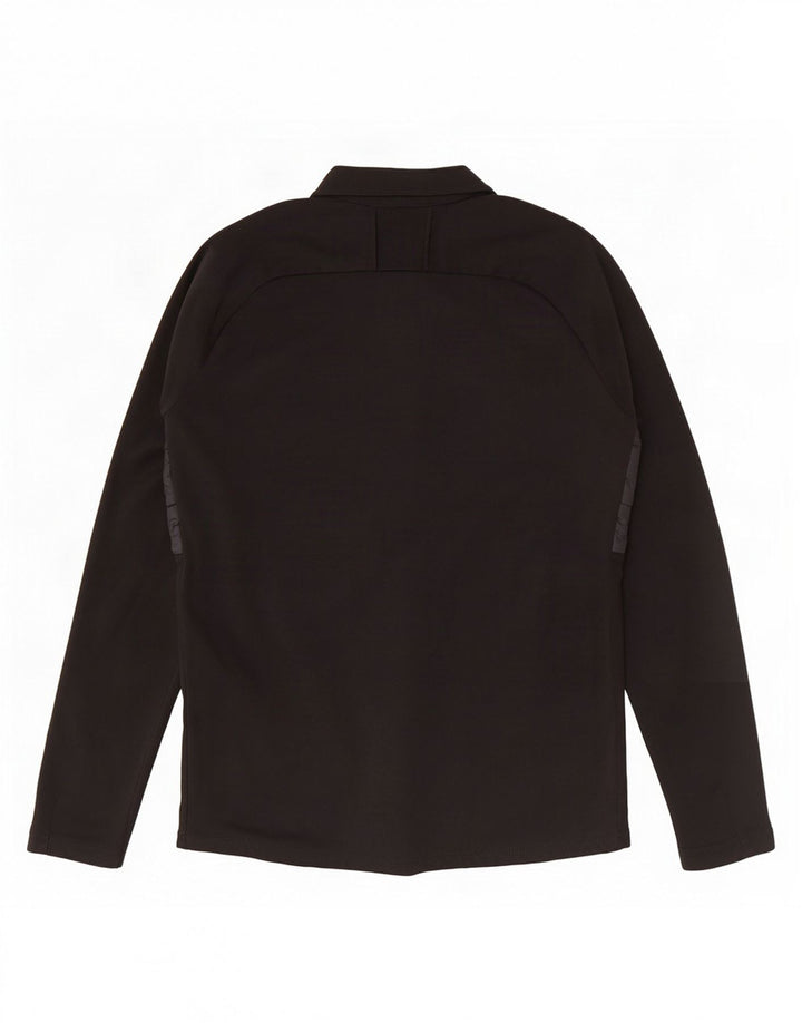 Nike Herren Dri Fit Pullover-Trainingsanzug mit Reißverschluss, Größe S, Schwarz, Farbblock