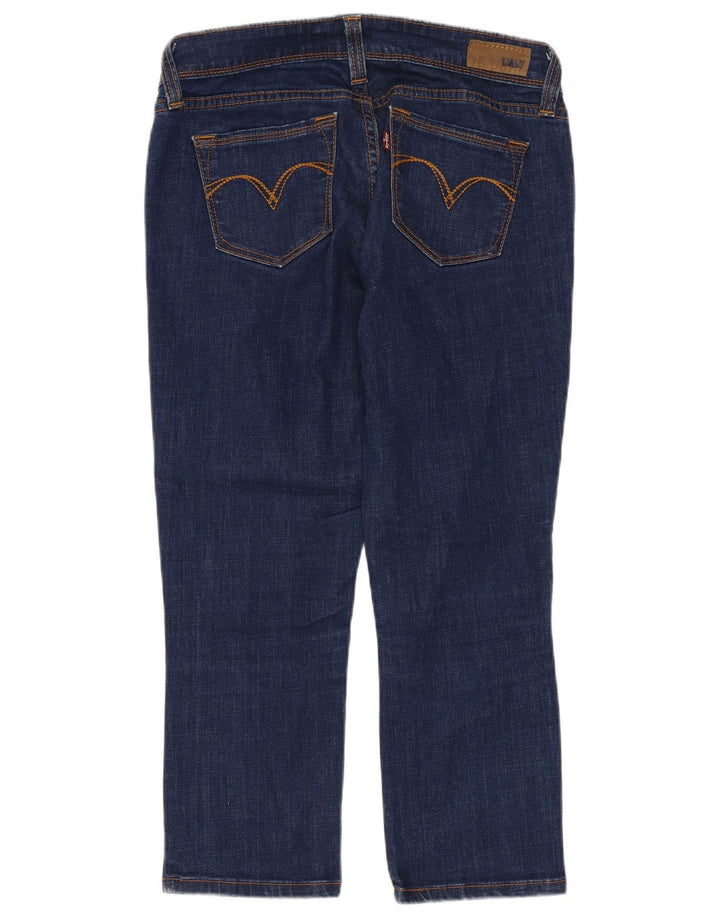 Levi's Damen Capri-Jeans W26 L21 Marineblaue Baumwolle