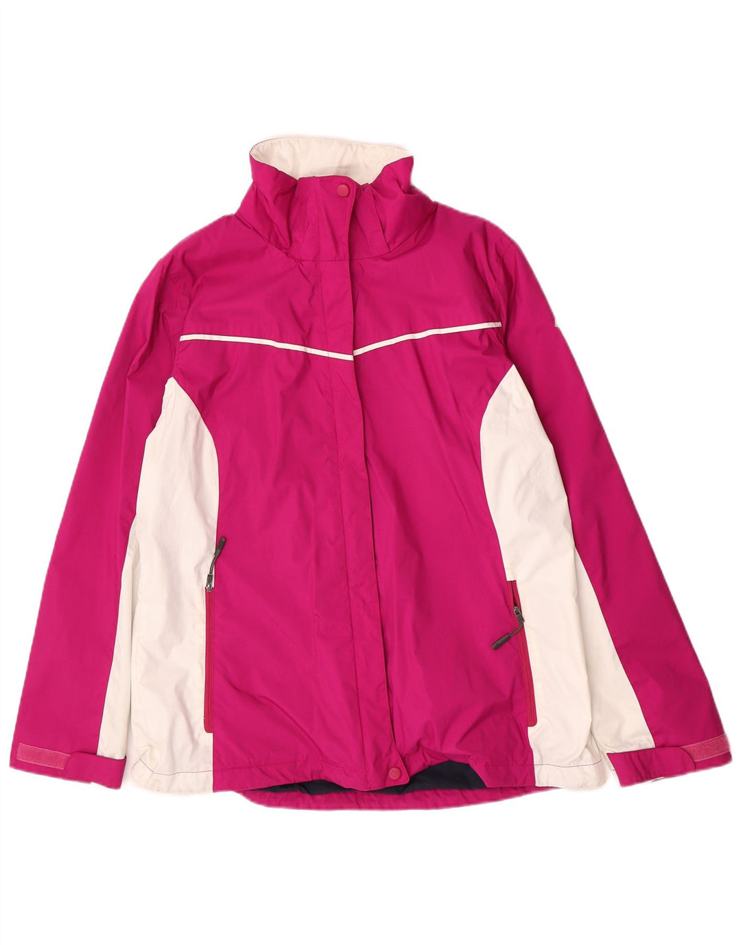 Columbia Damen Interchange Regenjacke UK 16 Large Pink Colourblock Nylon