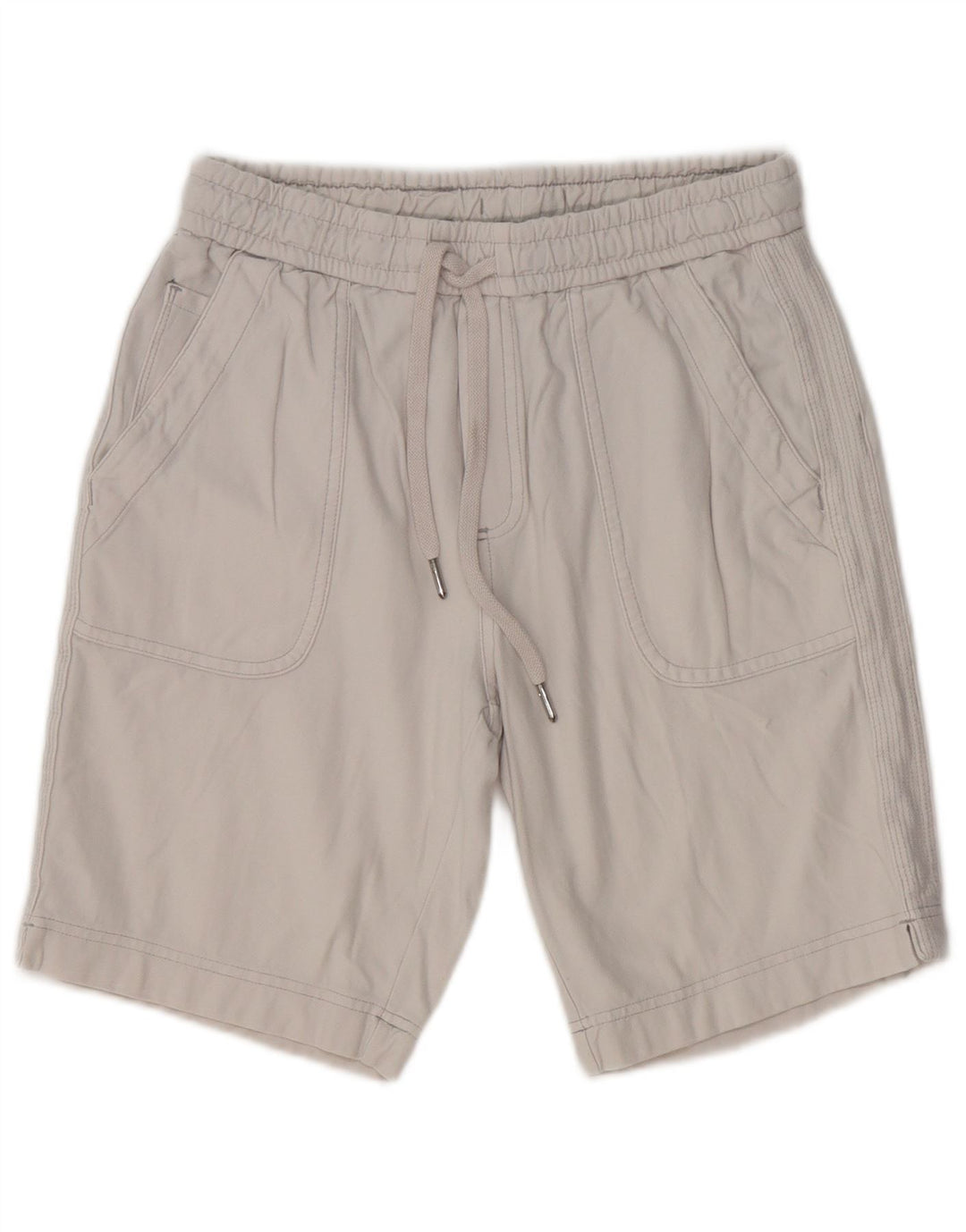 Athleta Damen Bermudashorts US 0 XS W28 Graue Baumwolle