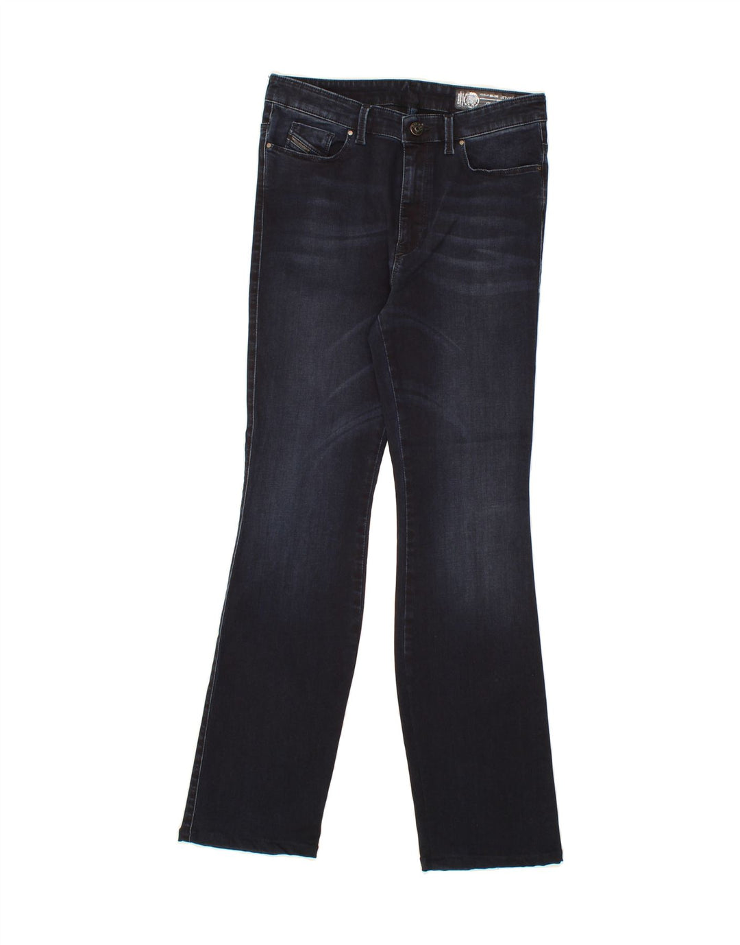 DIESEL Womens Flare Bootcut Jeans W27 L29 Navy Blue Cotton Vintage Diesel and Second-Hand Diesel from Messina Hembry 