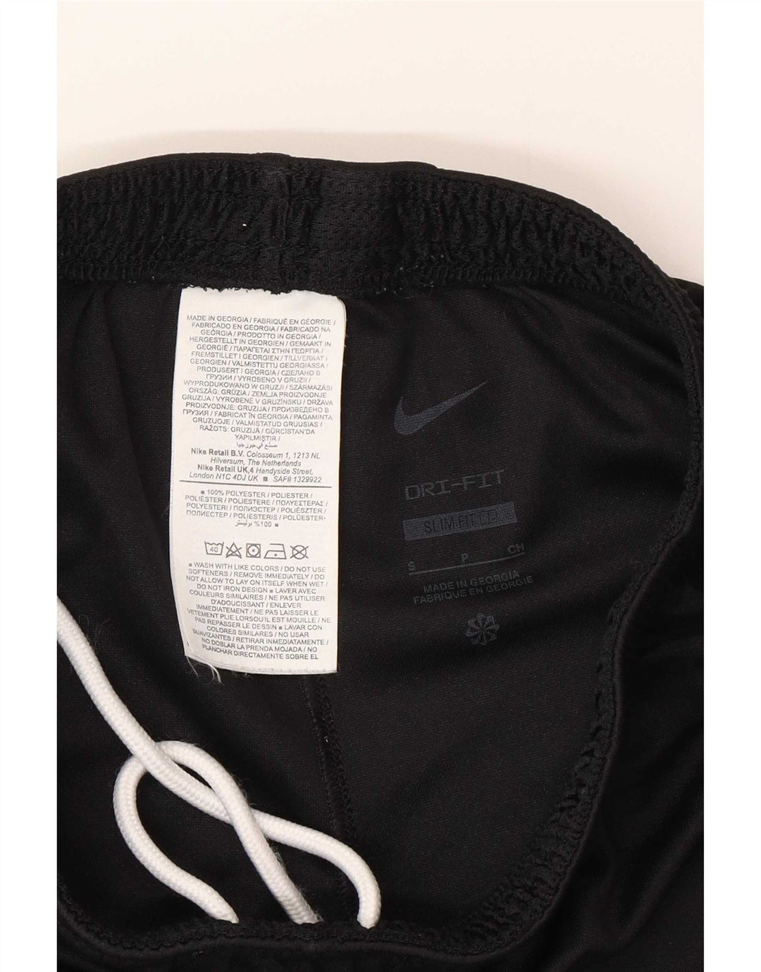 Nike Herren Slim Fit Sportshorts, Größe S, Schwarz, Polyester